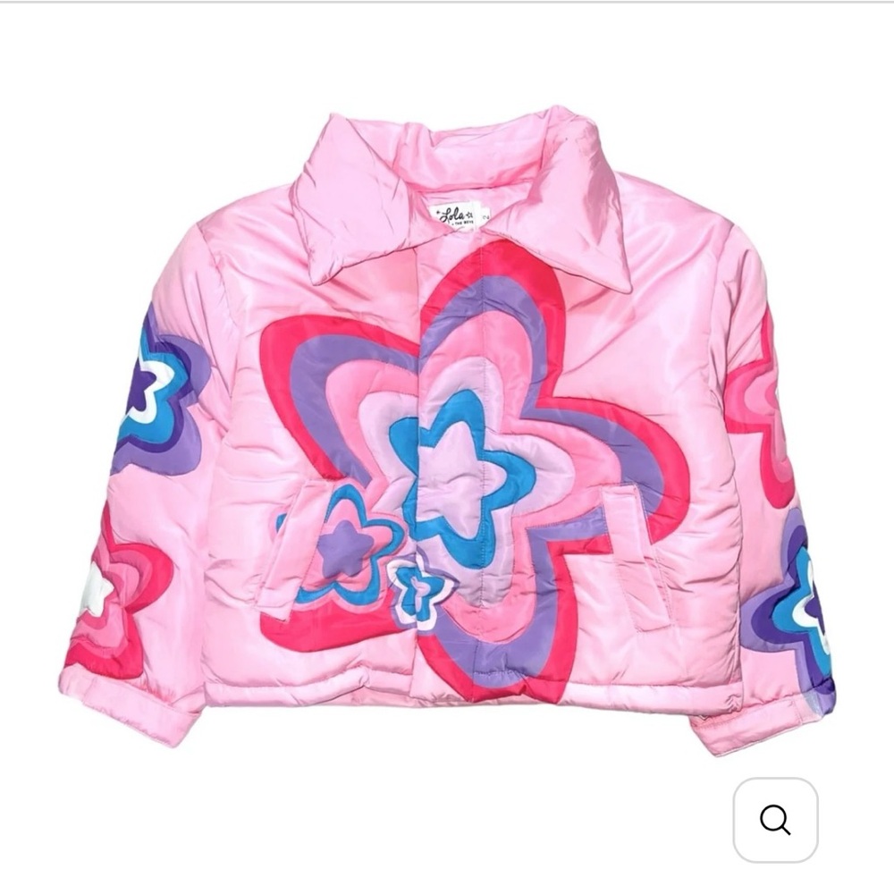 Lola + The Boys Big Star Puffer Jacket
